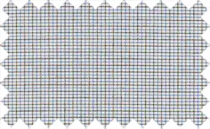 Blue/Black Tiny Tattersall Checks, 100% Cotton