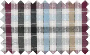 Multi colored stripes & checks, 100% cotton