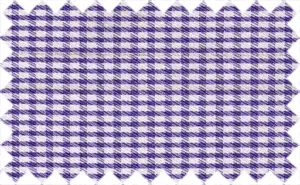 Deluge Violet/White Textured Checks, 100% Polyester