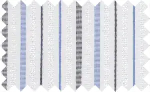 Polo Blue/Dark Gray/White Textured Stripes, 100% Cotton