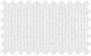 Black/White Pin Stripes, Cotton/Polyester Blends