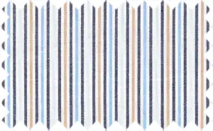 Black/Light Sky Blue/Gold Sand Stripes, 100% Cotton