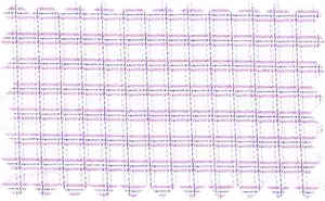 Medium Orchid/Ultramine Blue Plaids, 2Ply Cotton - Wrinkles easily