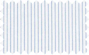 Cornflower Blue/White Stripes, Cotton/Polyester Blends - Smooth winter fabric