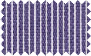 Midnight Blue/White Stripes, Cotton/Polyester Blends