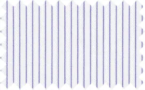 Egyptian Blue/White Stripes, 2Ply Cotton/Polyester Blends - Good for fall season