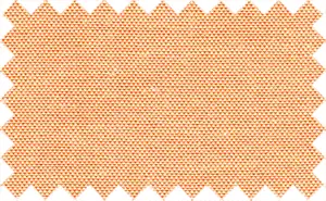 Orange/Light Yellow 2Ply Pinpoint, 2Ply Cotton/Polyester Blends