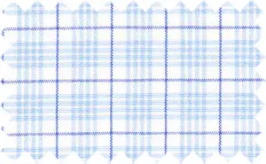 Pale Cornflower Blue/Cerulean Blue/White Checks, 100% Cotton