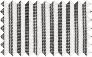 Black/White Stripes, Cotton/Polyester Blends