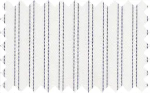 Midnight Blue/White Stripes, Cotton/Polyester Blends
