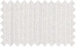 White Textured Stripes, Cotton/Polyester Blends