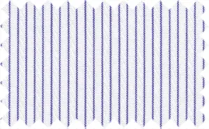 Egyptian Blue/White Stripes, Cotton/Polyester Blends