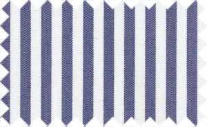 Tory Blue/White Stripes, Cotton/Polyester Blends