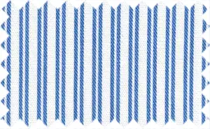 Royal Blue/White Stripes, 100% Cotton