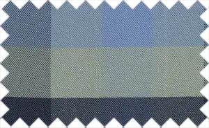 Midnight Express/Jordy Blue/Edgewater Checks, 100% Polyester - Soft feel