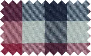 Midnight Express/Edgewater/Guardsman Red Checks, 100% Polyester - Smooth soft feel