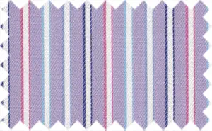 Light Wisteria/Jordy Blue/Light Sky Blue/Egyptian Blue/Dark Pink/White Stripes, 100% Cotton - Very soft feel
