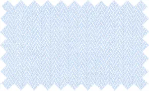 Tropical Blue/White 2Ply Herringbone, 2Ply 100% Cotton