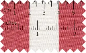 Dark Pink/White Wide Linen Stripes, 100% Linen