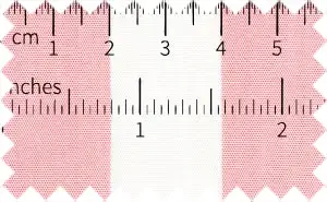 Coral Candy/White Wide Stripes, 100% Cotton