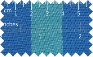 Royal Blue/Turquoise Wide Linen Stripes, 100% Flax Linen