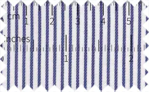 Navy Blue/White Stripes, 100% Cotton