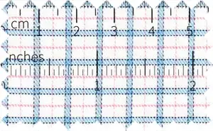 Light Steel Blue/Apricot/Black/White Stretched Checks, 100% Cotton