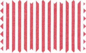 Roman Red/White stripes, 100% Polyester