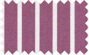 Strikemaster Purple/White Stripes, 100% Cotton