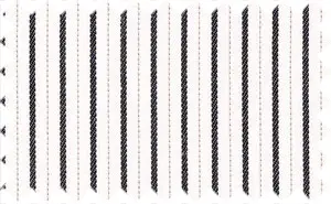 Black/Pale Slate/White Stripes, Cotton/Polyester Blends