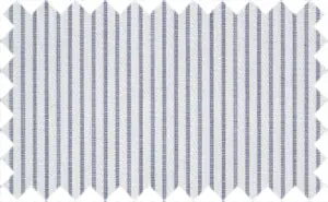 Black/White 2Ply stripes, Cotton/Polyester Blends 2Ply Stripes