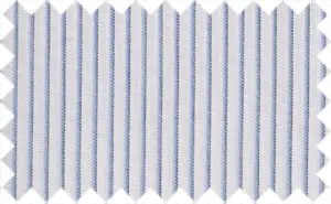 Black/Blue/Light Blue over white Stripes, Cotton/Polyester Blends