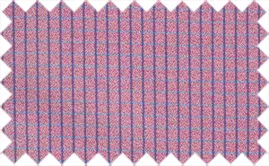 Mulled Wine Purple Stripes/Mulberry Red Noise Pattern, 75% Cotton/25% Polyester. Fabric has a soft feel but wrinkles fast.