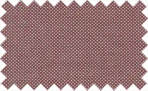 Russett Red/White Textured, 2Ply cotton