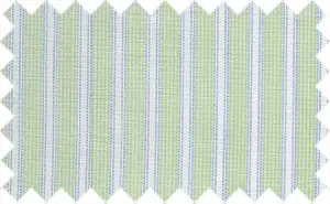 Spring Green/Medium Purple Stripes, 35% cotton/65% Polyester.