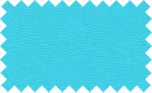 Turquoise Blue, 35% polyester, 65% cotton. 1Ply thin fabric