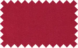 Maroon Cardinal Red, 75% polyester, 25% cotton. 1Ply, thin almost non-breathable fabric.