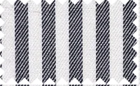 Charcoal Black/White Stripes, 100% cotton