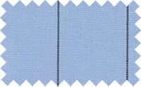Black pin stripes over steel blue, 100% cotton