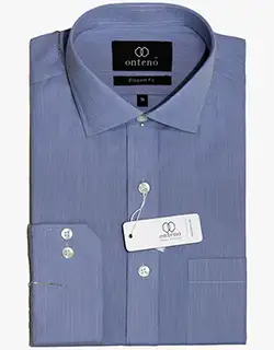 Blue Shambray Dress Shirt